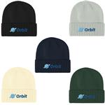 AH15110 Ribbed Cuff rPET Beanie With Custom Imprint
